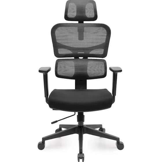 Καρέκλα Γραφείου/Gaming Eureka Ergonomic ERK-OC12-B από Ύφασμα Mesh - Μαύρη image 2
