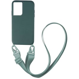 Θήκη Samsung Galaxy S21 Ultra - Sonique Carryhang Liquid Silicone Strap - Πράσινο