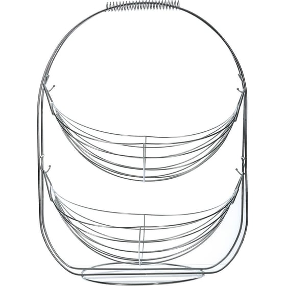 Φρουτιέρα Spitishop Μεταλλική 34.5x25.5x46cm - Ασημί image 0