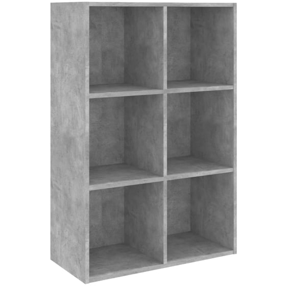 Βιβλιοθήκη VidaXL από Μοριοσανίδα 66x30x98 cm - Γκρι image 0
