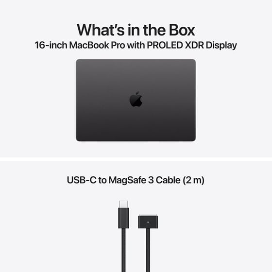 Apple Macbook Pro with PROLED XDR Touch 16" M5 Pro Chip (Apple M5 Pro 18 Cores/ 24GB/ 1TB SSD/20 Cores GPU/macOS) Space Black image 8