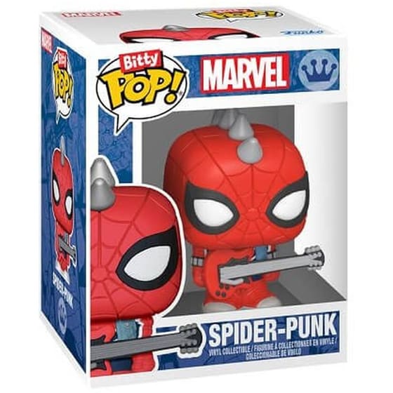 Funko Bitty Pop! Display Marvel Spiderman Web με 2 xclusive Bitty POP Vinyl Figures image 2