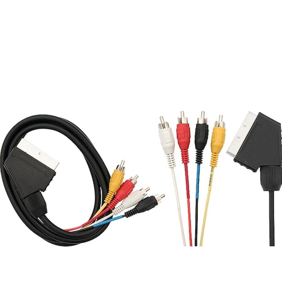 Καλωδίωση Scart Σε 4 Rca Αρσενικό 1.2m  4405 Xtreme image 0