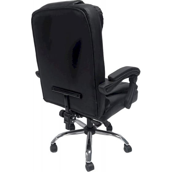 Καρέκλα Γραφείου 24Mall Destro από Τεχνητό Δέρμα - Μαύρη image 1