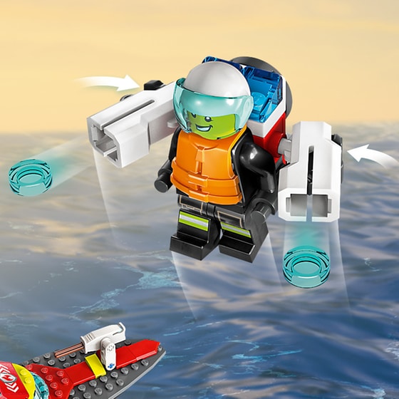 LEGO® City Fire Rescue Boat (60373) image 10