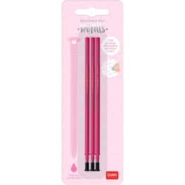 Ανταλλακτικά Μελάνια Erasable Pen 0.7mm Ροζ (3 Τεμάχια)