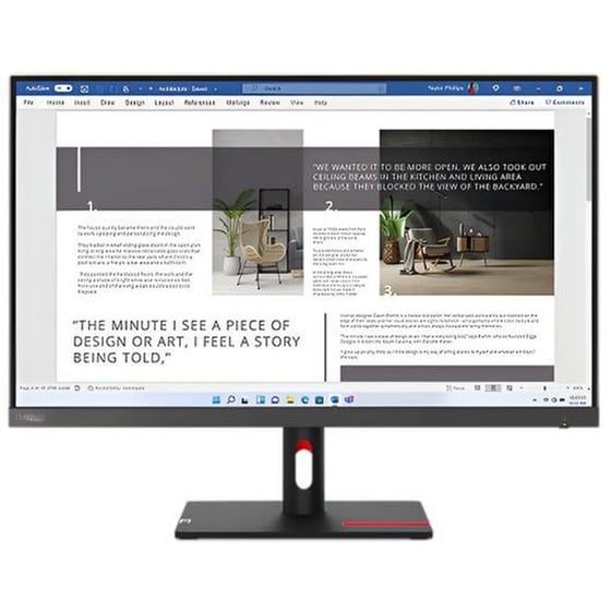 Lenovo ThinkVision S27i-30 Monitor 27'' FHD IPS Flat 100Hz 6ms image 0