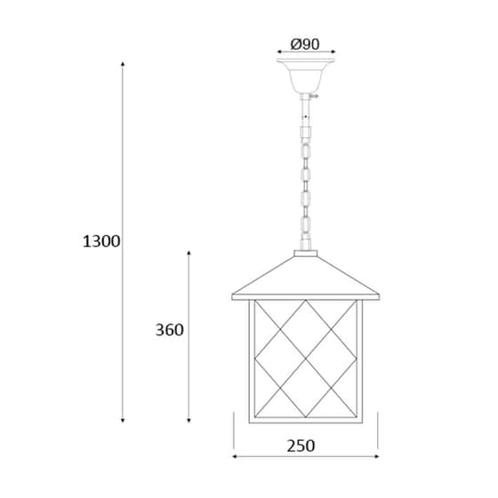 Φωτιστικό Οροφής Μονόφωτο Aca Decor Eg166201pb Μεταλλικό - Μαύρο image 2