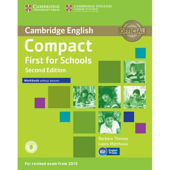 Compact First for Schools Workbook without Answers With Audio image 0