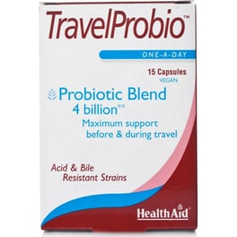 Προβιοτικό Health Aid Travelprobio - 15 κάψουλες