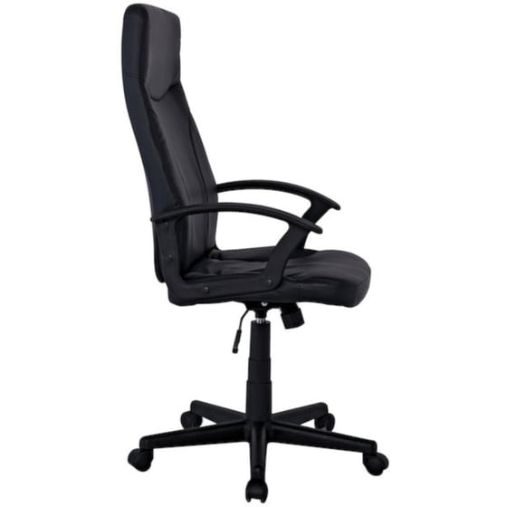 Καρέκλα Διευθυντική Woodwell BF1250 από Τεχνητό Δέρμα - Μαύρη image 2