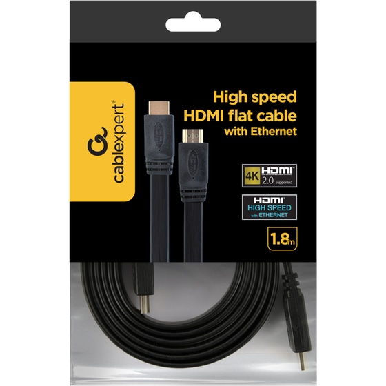 Καλώδιο Cablexpert HDMI High Speed 2.0 Flat - 1.8m image 4