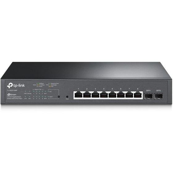 TP-Link TL-SG2210MP JetStream Network Switch L2/L3/L4 PoE+ με 8 θύρες image 0