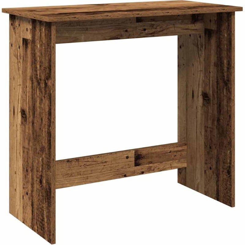 Γραφείο VidaXL από Επεξεργασμένο Ξύλο 80x40x75 cm - Όψη Παλαιού Ξύλου