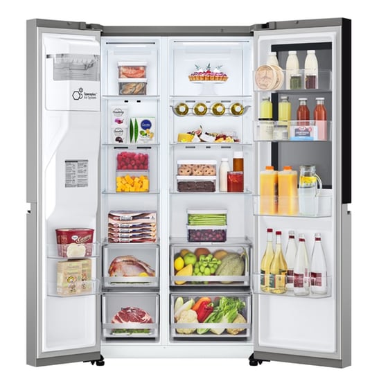 LG GSGV80PYLL με InstaView™ Total No Frost 635 Lt Ασημί Ψυγείο Ντουλάπα image 4