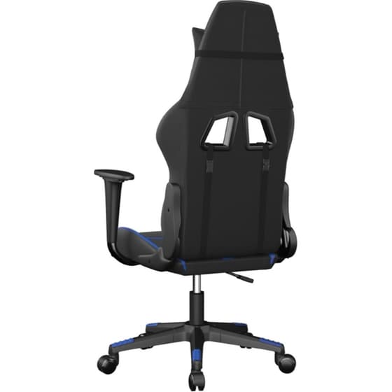 Καρέκλα Gaming VIDAXL 3143665 από Τεχνητό Δέρμα - Μαύρο / Μπλε image 3