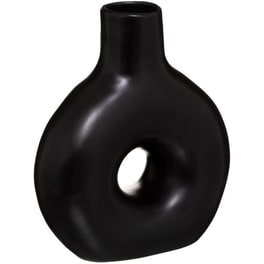 Διακοσμητικό Βάζο Spitishop Κεραμικό A-s Circle Black 185411 17x21cm - Μαύρο