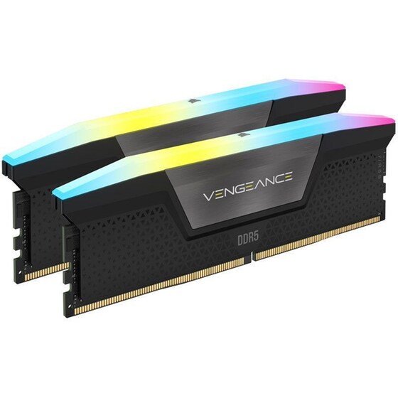 Μνήμη Ram Σταθερού Corsair 32 GB (2 x 16 GB) DDR5 RGB 6800MHz DIMM image 0
