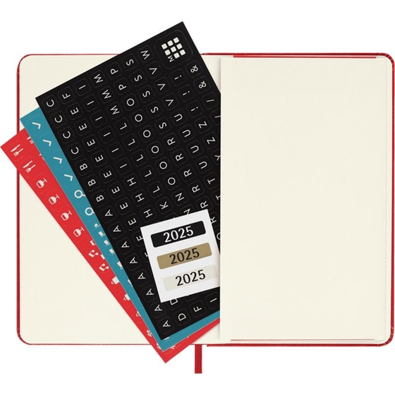 Ημερολόγιο Ημερήσιο Moleskine 2025 12M Pocket Red Hard image 1