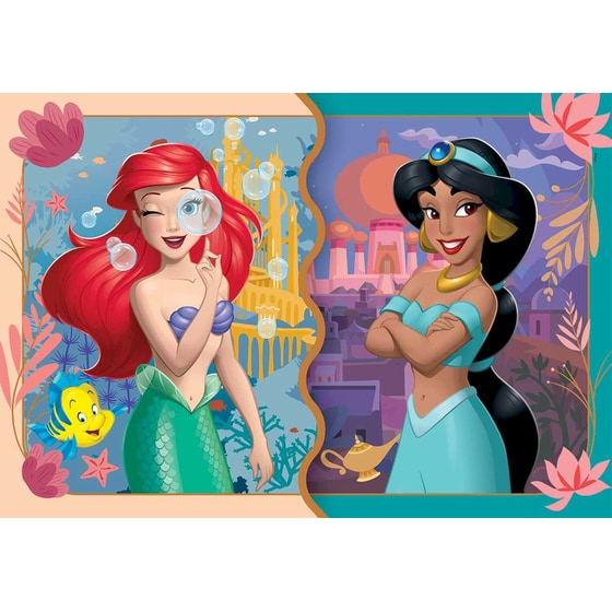 Παιδικό Παζλ Clementoni Super Color Disney Princess (2x20 Κομμάτια) image 1