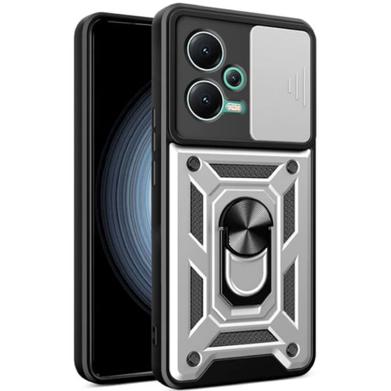 Θήκη Xiaomi Poco X5 - Bodycell Armor Slide - Silver image 0