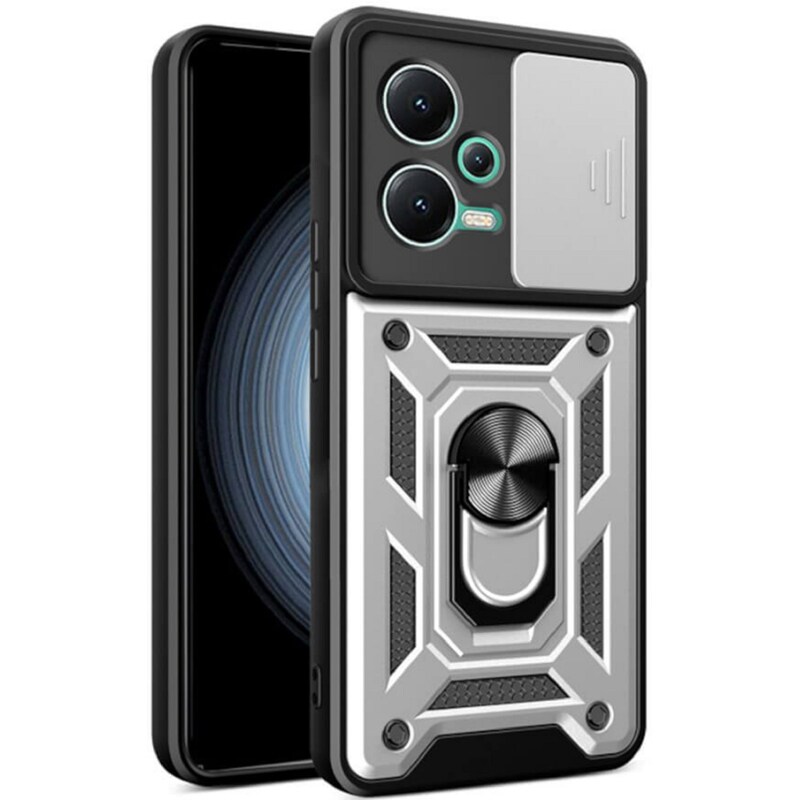 BODYCELL Θήκη Xiaomi Poco X5 - Bodycell Armor Slide - Silver