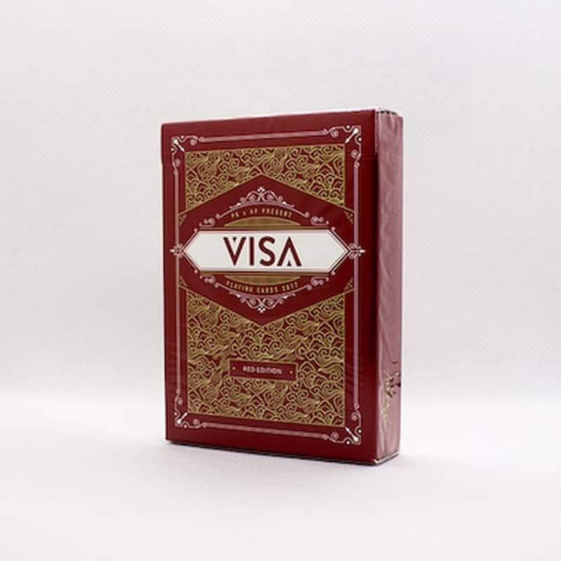 BICYCLE Visa Red Deck By Patrick Kun And Alex Pandrea - Τράπουλα
