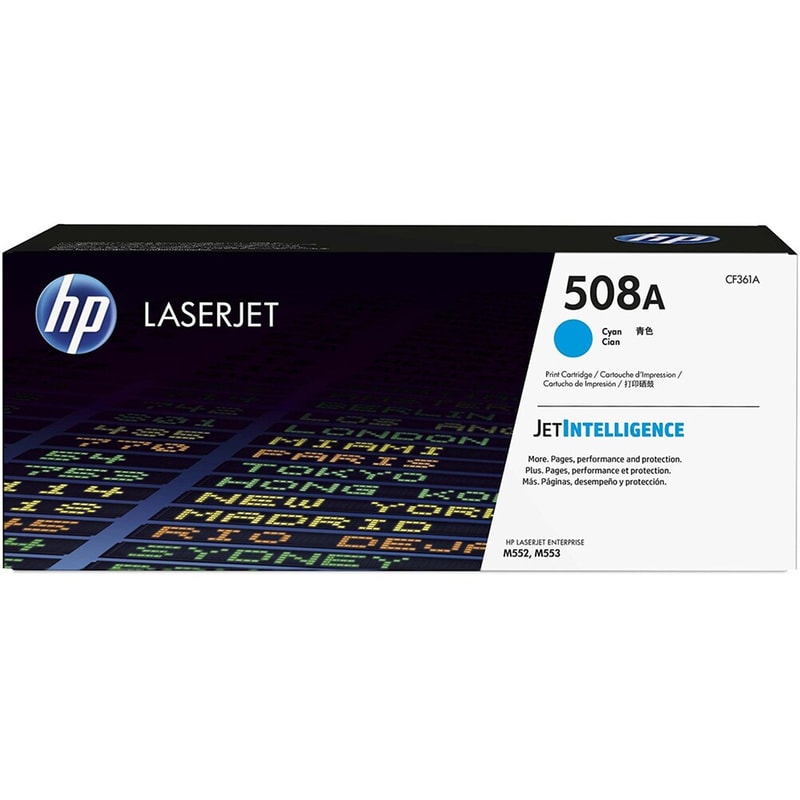 Τόνερ Κυανό 508A LaserJet Toner (CF361A) HP