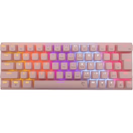 White Shark Wakizashi Gaming Μηχανικό Ενσύρματο Πληκτρολόγιο RGB Ροζ (US)