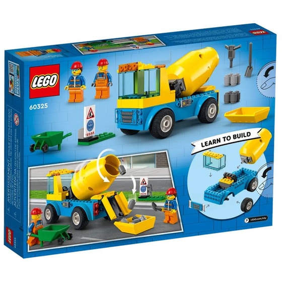 LEGO® City Cement Mixer Truck (60325) image 5