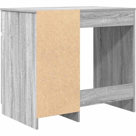 Γραφείο VidaXL από Επεξεργασμένο Ξύλο 86x49x76 cm - Γκρι Sonoma image 7