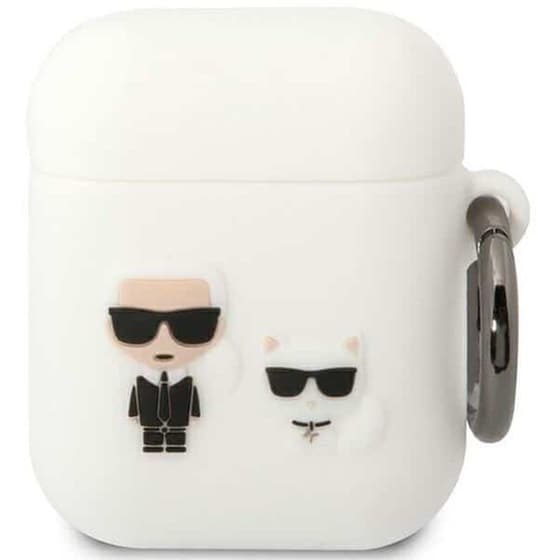 Θήκη Ακουστικών Karl Lagerfeld Chupette Silicone Case για Apple AirPods 1/2 - Λευκό image 0