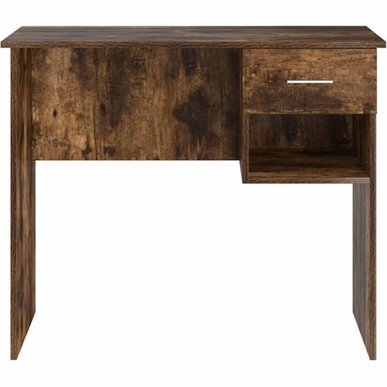 Γραφείο VidaXL από Επεξεργασμένο Ξύλο 90x49x75 cm - Καπνιστή Δρυς image 3