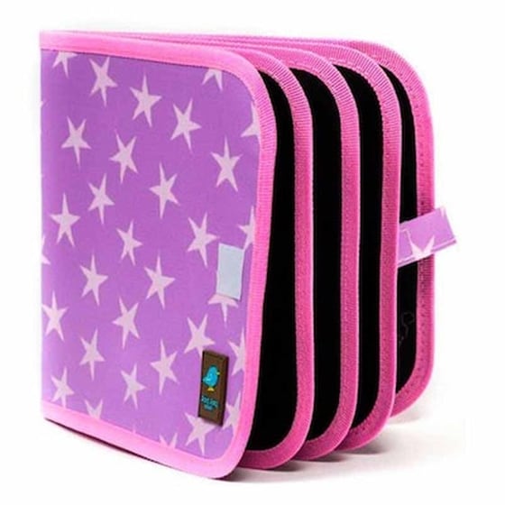Jaq Jaq Bird Βιβλίο Ζωγραφικής Με Κιμωλίες Starry Pink Lavender image 0
