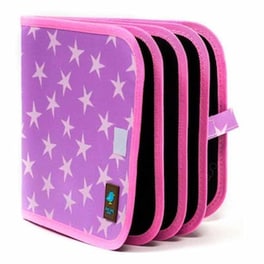 Jaq Jaq Bird Βιβλίο Ζωγραφικής Με Κιμωλίες Starry Pink Lavender