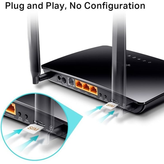 TP-Link TL-MR6500v Router Wi-Fi 4 Single Band (2.4GHz) image 3