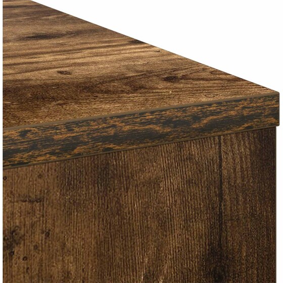 Γραφείο VidaXL από Επεξεργασμένο Ξύλο 100x40x75 cm - Καπνιστή Δρυς image 7