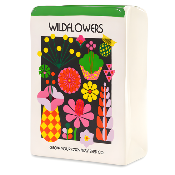Διακοσμητικό Βάζο Ban.Do Wildflower Seeds Κεραμικό 18.5x6.5x13 cm - Λευκό image 2