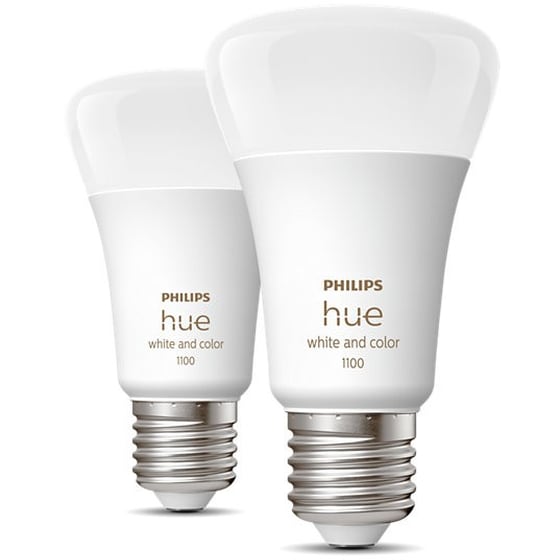 Philips Hue White and Color Ambiance 9W E27 2 Pack image 2