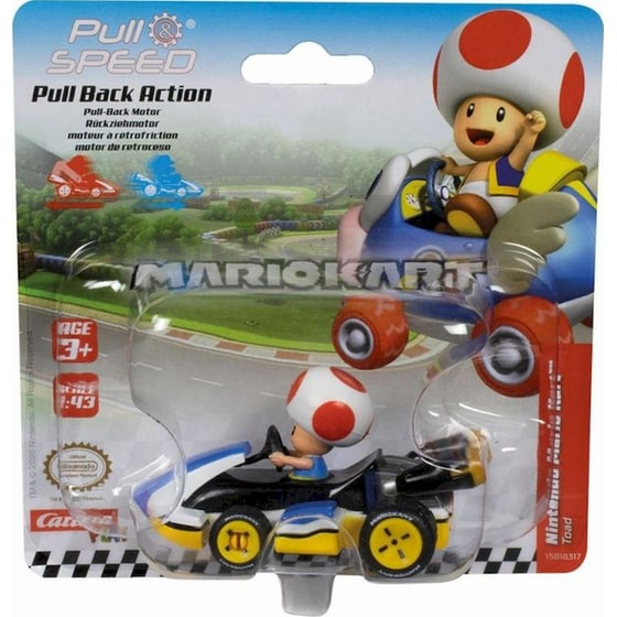 Carrera Pull & Speed: Nintendo Mario Kart™ - Toad Αυτοκινητάκι 1:43 (15818317) image 1