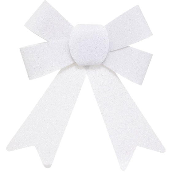 Σετ Χριστουγεννιάτικα Στολίδια Spitishop A-s White 184103 14x17 από Πολυπροπυλένιο 2 Τμχ - Φιόγκος image 0