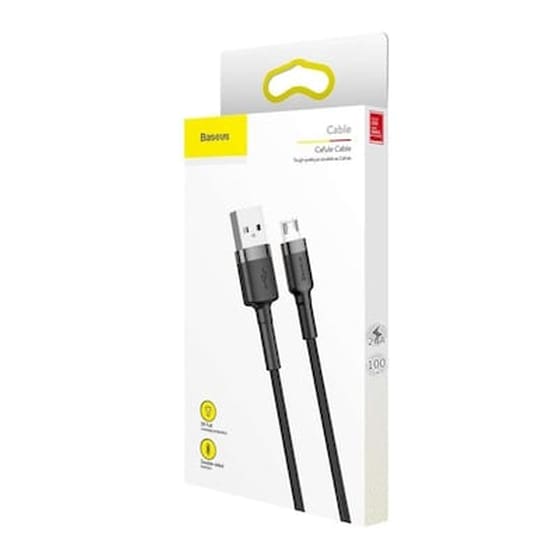 Καλώδιο Baseus USB-A Male σε micro USB Male -2m image 1