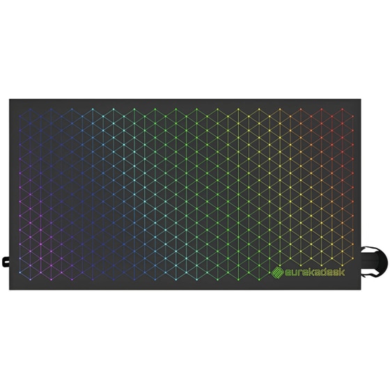Γραφείο Gaming Eureka Ergonomic GEN-I43 ESPORT από Carbon Fiber 110x61cm - Μαύρο image 1