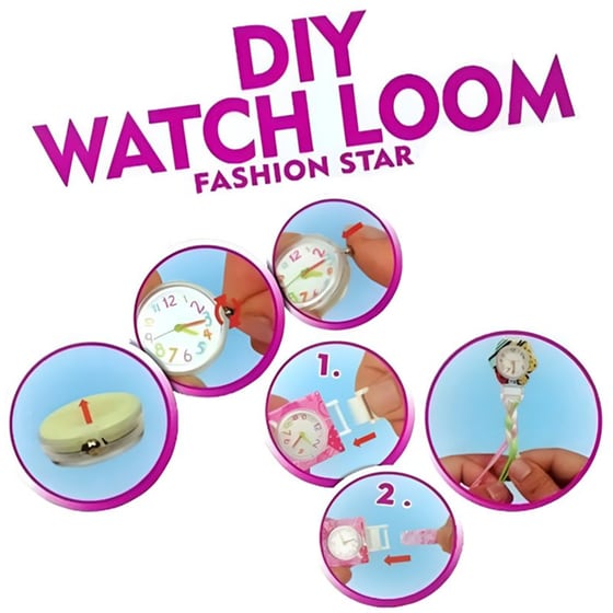 Δημιουργικό Σετ 3 Σε 1 Diy Watch Loom Φτιάχνω Ρολόγια image 1