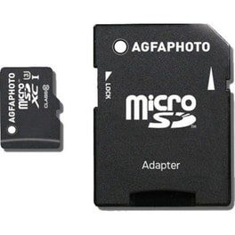 AgfaPhoto microSDXC 128GB Class 10 U3 V10 High Speed με αντάπτορα