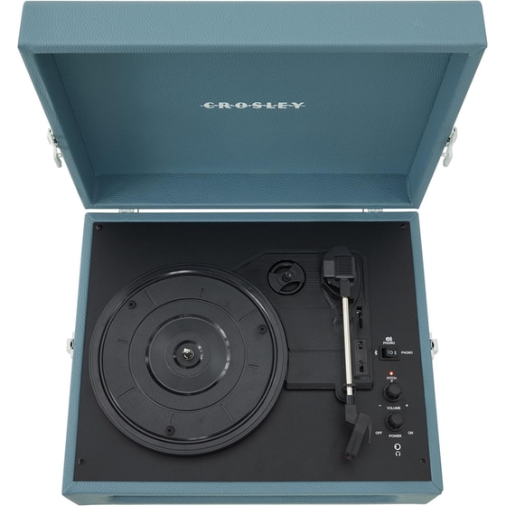 Πικάπ Crosley Voyager CR8017B-WB4 2-way Bluetooth Με Ενσωματωμένα Ηχεία - Washed Blue image 3
