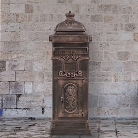 Vidaxl Γραμματοκιβώτιο Vintage Στιλ Μπρονζέ Με Αντοχή Στη Σκουριά image 0