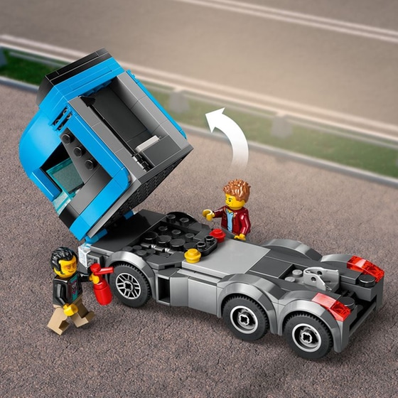 LEGO® City Car Transporter Truck with Sports Cars (60408) image 6