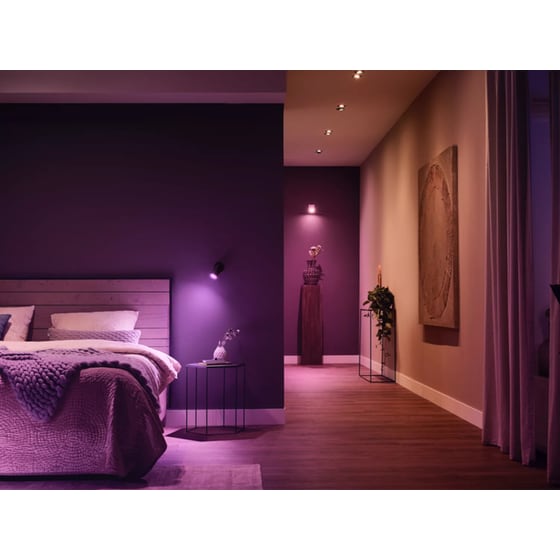 Έξυπνη Λάμπα Philips Hue WCA 5.7W GU10 2 τμχ - Λευκό & Πολύχρωμο image 5