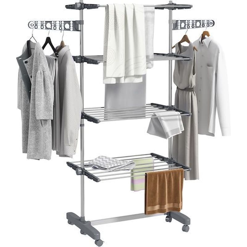 HOMCOM Πτυσσόμενη Απλώστρα HOMCOM 850-295V00GY 172 cm